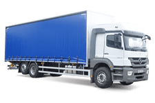 Car Hire Magherafelt - 26 Tonne Curtain Side Truck - Truck hire Magherafelt